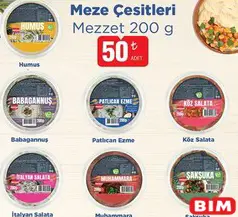 MEZZET EZME ÇEŞİTLERİ 200 G fiyat ve kampanya bilgisi